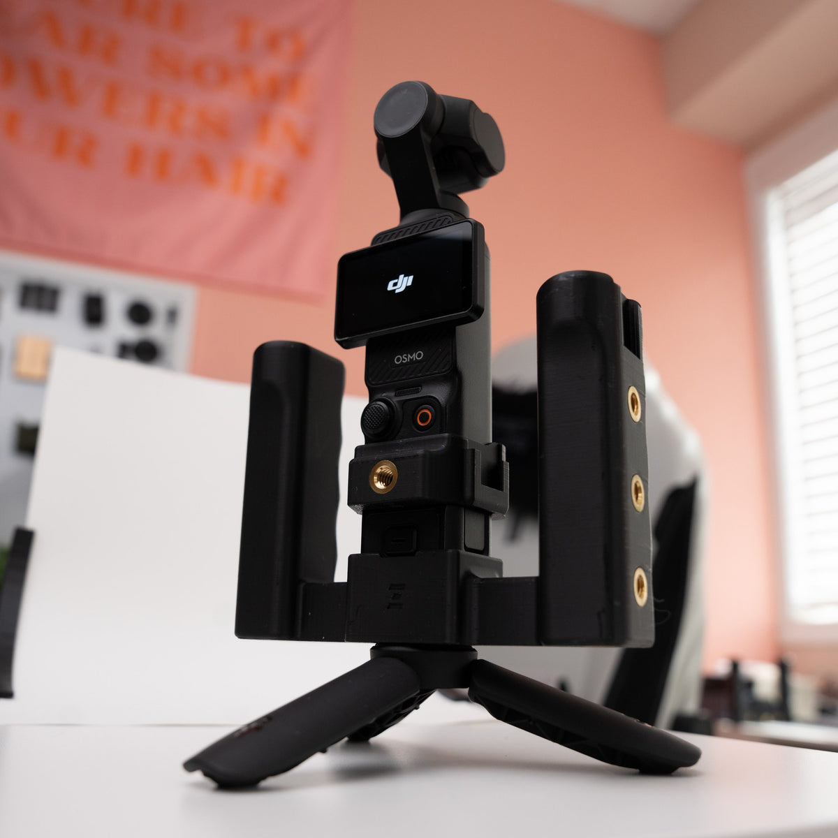Utility Belt for DJI OSMO Pocket 3 (Dual 1/4-20 + Dual Cold Shoe)