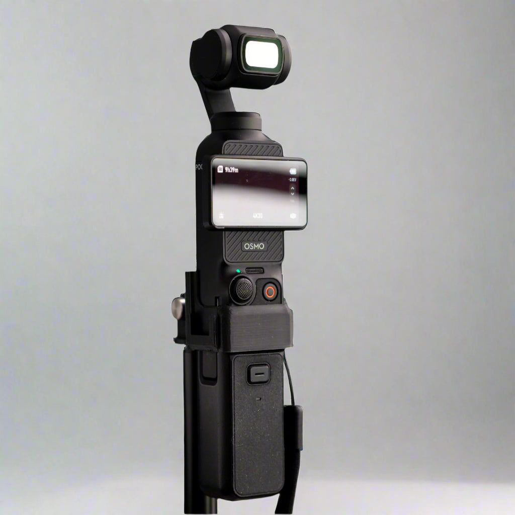 GoPro Style Mount with Dual Cold Shoe for DJI OSMO Pocket 3 (Back Mount)