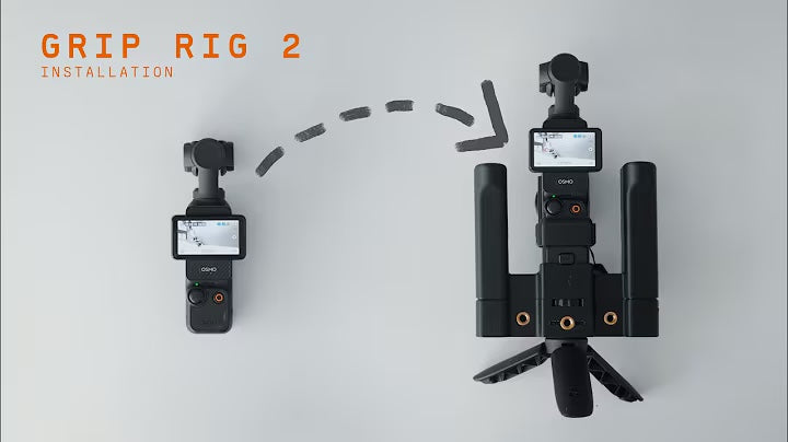 Load video: Grip Rig 2 quick installation guide for DJI Osmo Pocket 3 and the Expansion Adapter
